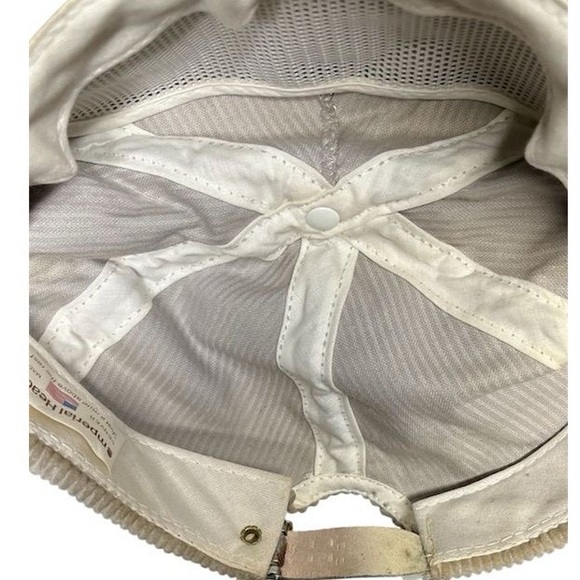 Vintage Beige “TLC” tour hat Corduroy Cap with Front Emblem - Picture 4 of 8